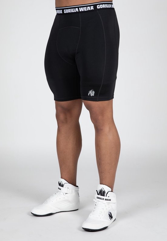 Gorilla Wear Philadelphia Short Tights - Zwart - XXL van Gorilla Wear