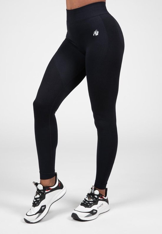 Gorilla Wear Whitney Seamless Leggings - Zwart - M/L van Gorilla Wear