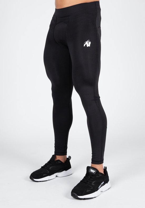 Gorilla Wear Winchester Heren Legging - Zwart - 2XL van Gorilla Wear