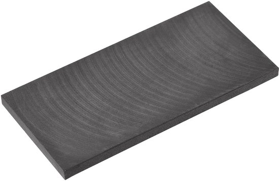 grafietplaat 100mmx50mmx5mm - grafiet - ruwe blok - voor elektrolyse en galvaniseren - m-winkel