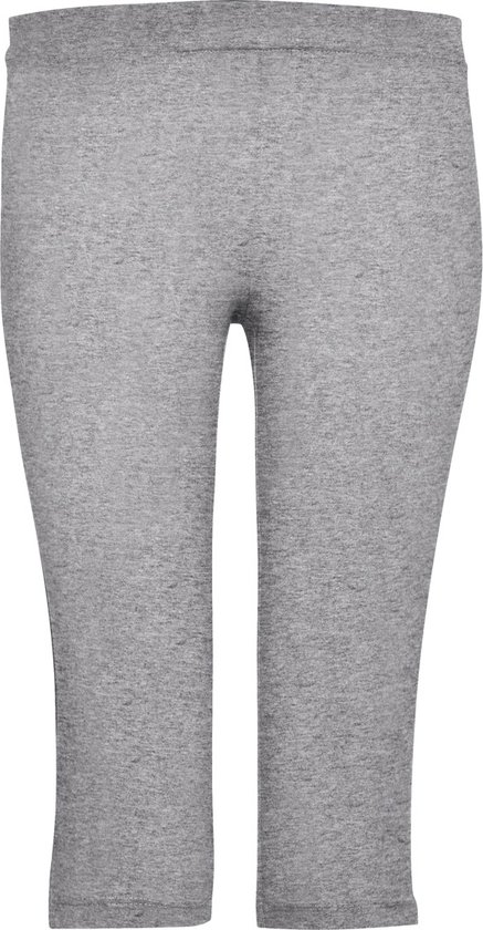 Grijze kinder knie lange sport legging en elastische band model Carla maat 116 / 8 van Polain Junior