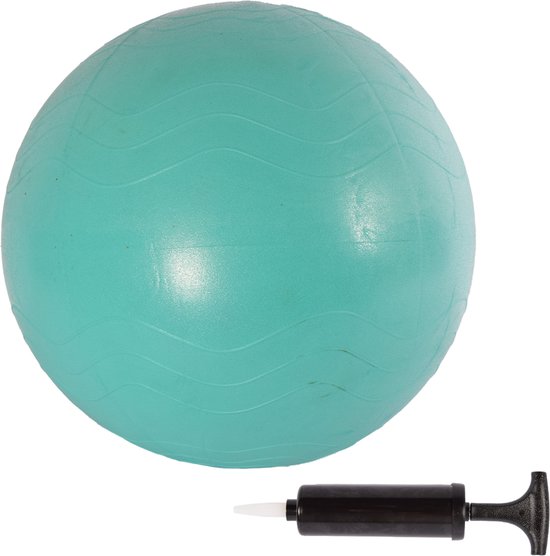 Groene Gymbal 65 cm - Anti-Burst Yoga Bal met Pomp - Max. 100kg - PVC-materiaal - Voor Fitness & Training van Pure2Improve
