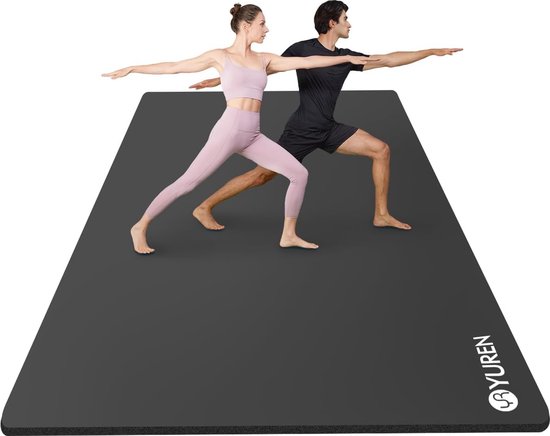 Groot 200×130cm×15cm & 200×120×10cm NBR Yoga Mat voor Sport Oefening Pilates met Yogatas. Yogamat van Merkloos