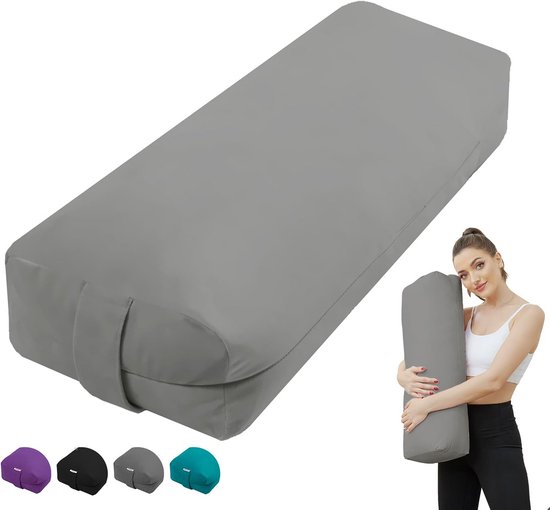 Groot Yoga Bolster Kussen voor Restorative Yoga en Meditatie
