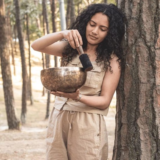 Grote Klankschaal Set - 9 Inch Master Healing voor Sound Bath en Chakra Meditatie van Merkloos