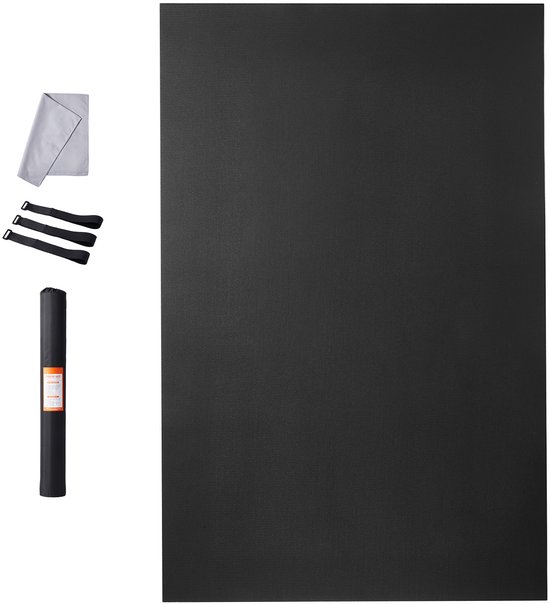 Grote Oefenmat, Antislip Hoogdichtheid Yoga Mat voor Mannen & Vrouwen, Fitness Mat Met Draagtas & Riem, Geschikt voor Yoga, Pilates en Vloeroefeningen Thuis 2.74 x 1.83 m van Merkloos