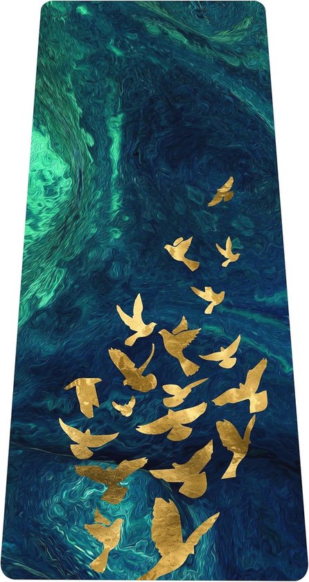 Grote Yoga Mat - Dikke Anti-Slip Oefening Mat voor Fitness, Pilates en Vloeroefeningen - Eco Vriendelijk - 183x80x6CM van Merkloos