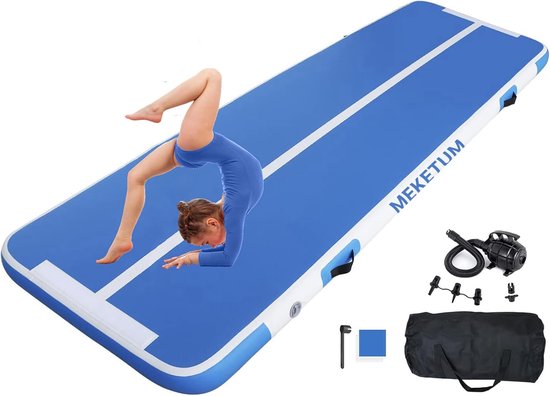 Gymnastiekmat 2-10 m - Dikke luchtmat - Antislip - Voor training en yoga - ShopVlot