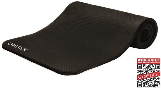 Gymstick NBR Active Workout Mat - Yogamat - Sportmat - Met Online Trainingsvideo's