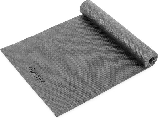 Gymtek® Yogamat 0,5cm - 173x61cm - Trainingsmat voor Pilates, Yoga & Fitness - Antislip Yoga Mat van Merkloos
