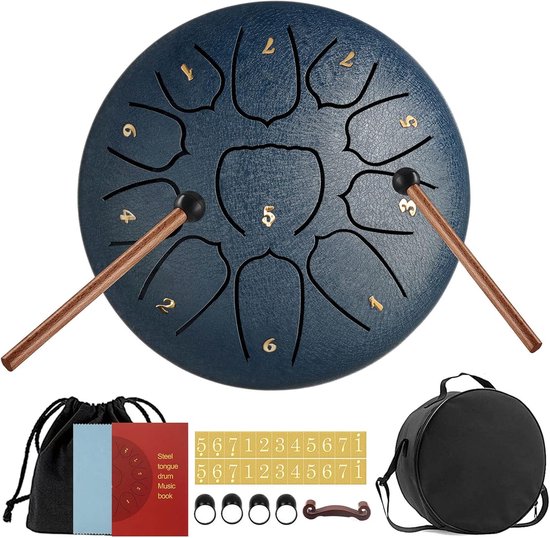 Handpan - Tongue Drum - Klankschaal - Meditatie van Merkloos