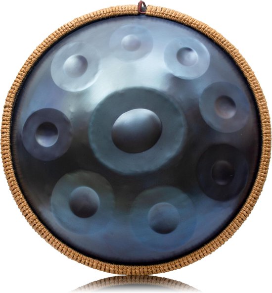 Handpan Trommel - Stalen Trommel - Muziek Maken - 9 Tonen G Majeur - 457 cm - Blauw