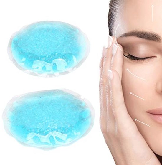 Herbruikbare Gel Oogpads voor Koude en Warme Compressie - Ideaal voor Zwelling en Donkere Kringen van Merkloos