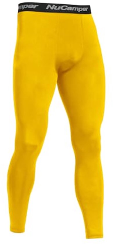 Heren Compressie Leggings voor Sport en Fitness - Lange Sneldrogende Trainingsbroek van Merkloos