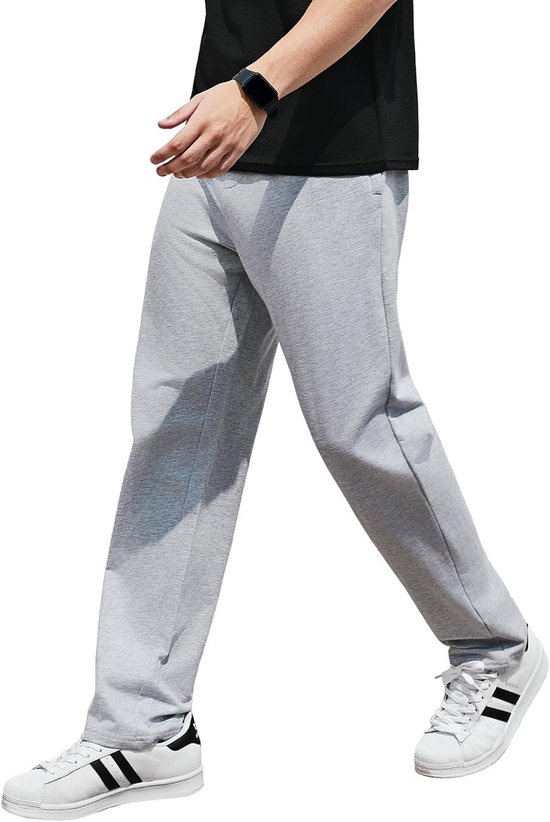 Heren Sweatbroek Katoen met Ritszakken voor Sport en Vrije Tijd