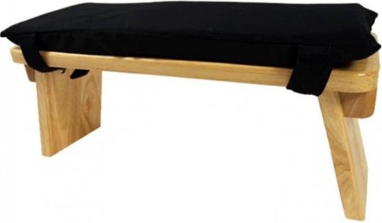 HIKI-AN Meditatiebankkussen - Zwart - Terri Cotton van HI