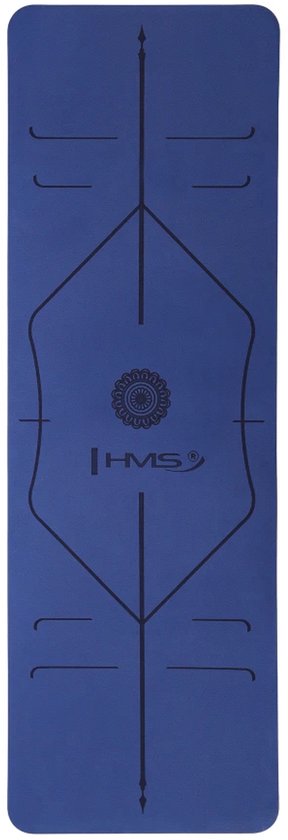 HMS Yoga Mat - Donkerblauw - 12 mm