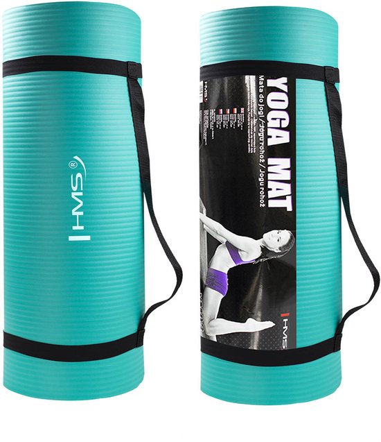 HMS Yoga Mat - Mintblauw - 15 mm