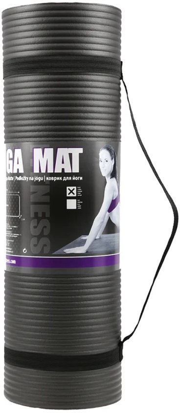 HMS Yoga Mat - Zwart - 15 mm
