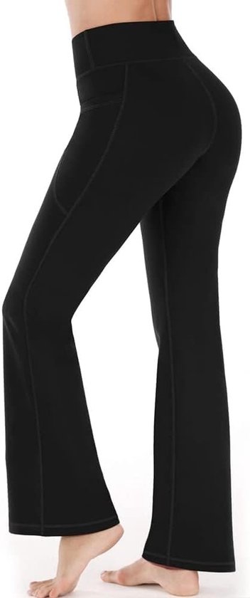 Hoge Taille Flared Legging voor Dames - Comfortabele Yoga Broek met Wijde Pijpen voor Fitness en Casual Gebruik
