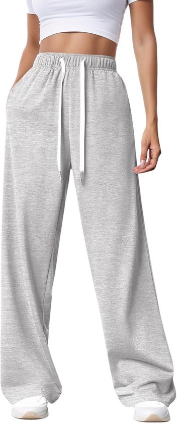 Hoge Taille Joggingbroek Dames | Comfortabele Sportbroek met Zakken voor Yoga en Fitness
