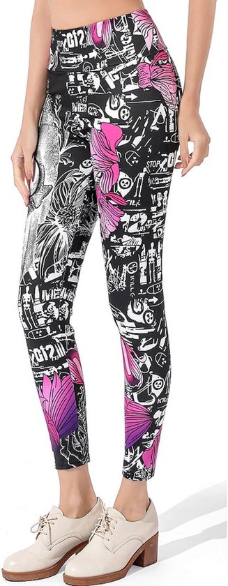 Hoge Taille Legging Dames voor Sport, Fitness en Vrije Tijd - Zeer Elastisch van hoge