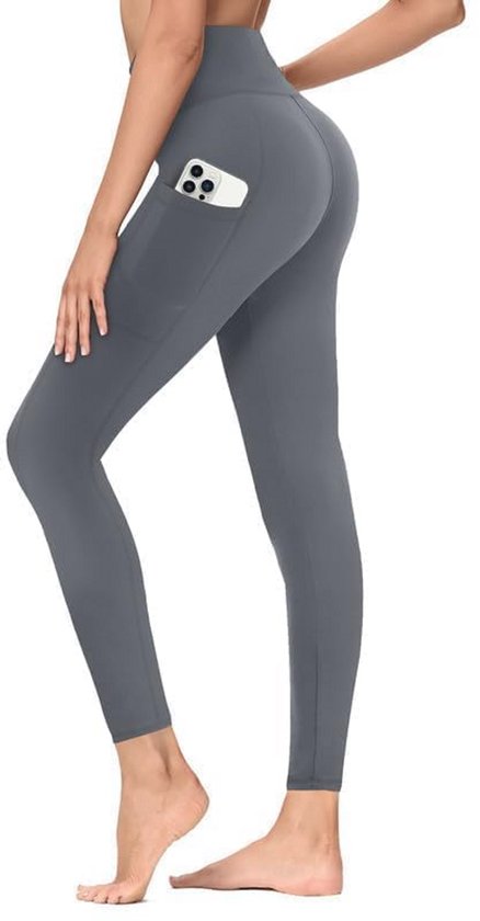 Hoge Taille Leggings voor Vrouwen met Pockets - Zachte en Elastische Yoga Pants