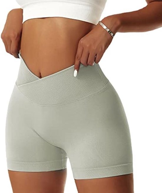 Hoge Taille Sportshorts Dames voor Yoga en Fitness