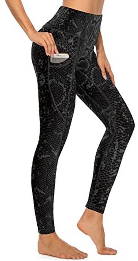 Hoge Taille Yoga Broek met Zakken voor Dames - Comfortabele Leggings voor Workout, Joggen en Activiteiten