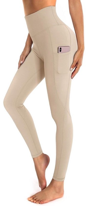 Hoge Taille Yoga Broek met Zakken voor Dames - Ideaal voor Workout en Hardlopen