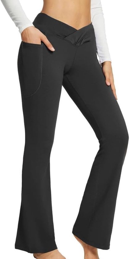 Hoge taille yoga broek voor dames, elastisch en ademend, ideaal voor joggen, hardlopen en vrije tijd van Puma