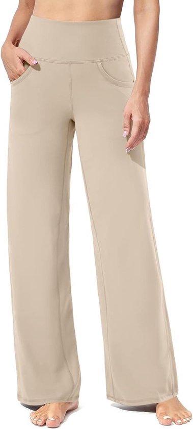 Hoge Taille Yoga Leggings voor Dames met Pockets - 8 Inch en 5 Inch Sportbroek voor Fitness en Gym