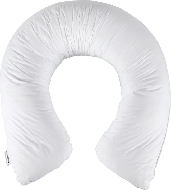 Homescapes - Zwangerschapskussen in U-vorm van super microvezel van Homescapes