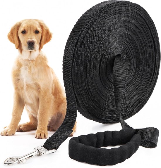 Hondenriem met één handvat - Geschikt voor kleine en grote honden, 20 meter lang, duurzaam en comfortabel