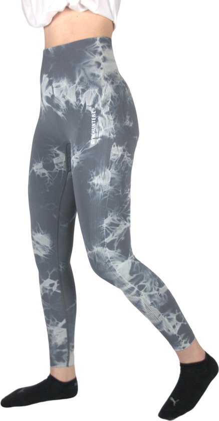 Hoog getailleerde push-up butt-lifting - sexy Naadloze workout strak Scrunch - Damesleggings - Yogabroeken Legging - Ademend, duurzaam, stretch, comfortabel, flexibel - Kleur Grijs - Maat S van Merkloos