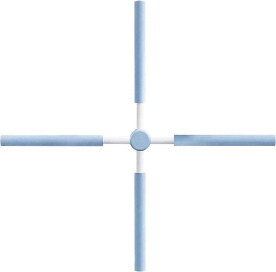 Houding Corrector - Yoga Stok - Houding Verbeteren - Verstelbaar Ontwerp - 80 cm - Blauw