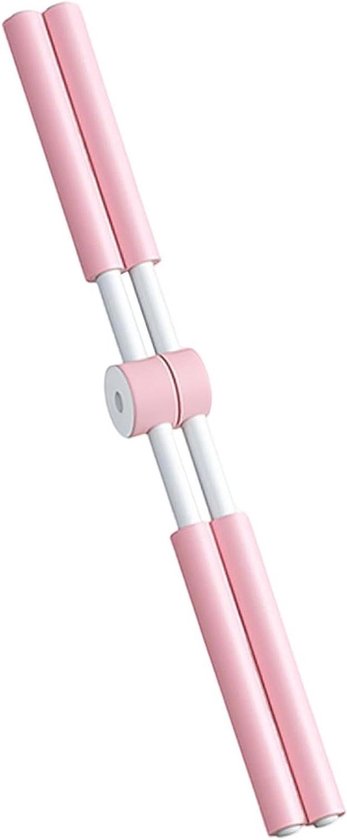 Houdingcorrector Yoga Stick - Trainingsstaaf Nek Stretcher - Houding Verbeteren - Antislip Ergonomisch Ontwerp - 80 cm Lengte - Roze