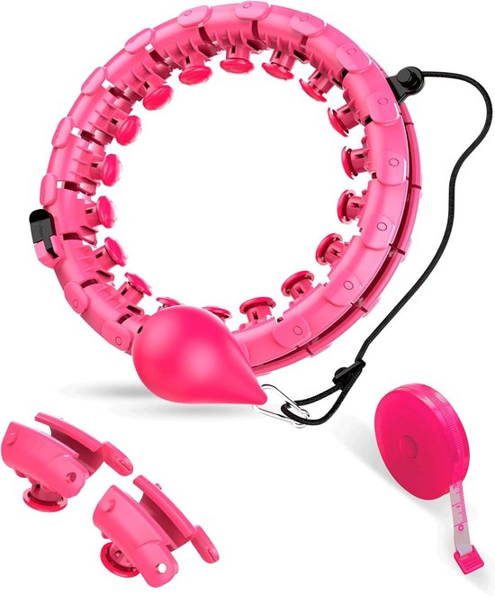 Hula Smart Fitness Massage banden voor volwassenen en kinderen - Afvallen - Afneembare knoopsegmenten - Perfecte maatinstelling - Smart hoelahoep - Buiten gebruik van Merkloos