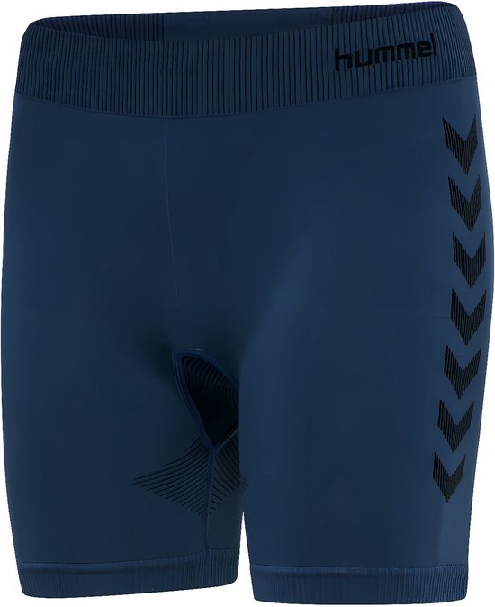 Hummel dames shortlegging Hummel First Seamless Training Short Tights Woman Dark Denim - XXS-S