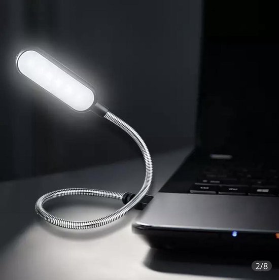 IBBO® - Flexible Laptop Lampje - LED Toetsenbord verlichting - USB - leeslampje - USB LED Verlichting van IBBO