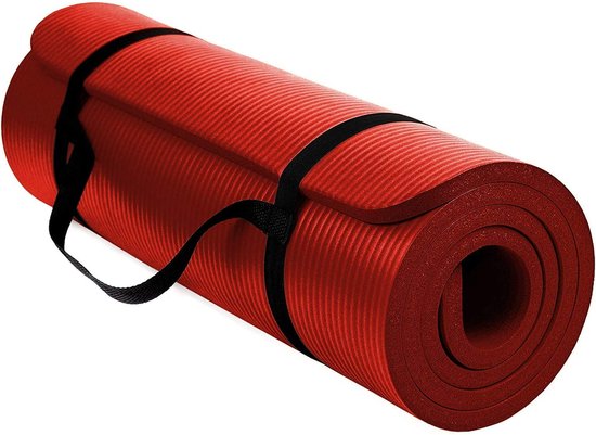 Ibenzoa® Dikke antislip yogamat voor thuis en sportschool, ideaal voor pilates en fitness