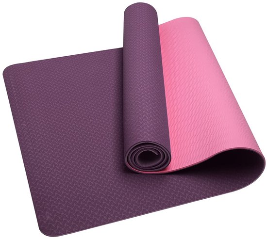 Ibenzoa® Dikke en comfortabele yogamat met anti-slip voor yoga en pilates