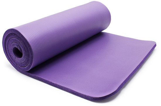 Ibenzoa® Paarse yogamat met antislip en extra dikke demping voor ultiem comfort