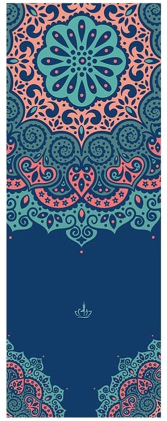 IMPERATORIS® Fitness Mat - Anti-slip Sportmat - Voor Pilates en Fitness - Extra Dik - 185 x 65 cm - Blauw van imperatoris