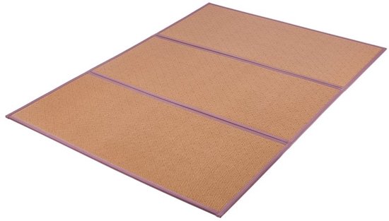 Japanse Tatami Mat - Opvouwbare Rotan Vloermatras - 203 x 140 cm - Antislip - Geschikt voor slapen, meditatie & yoga - Makkelijk schoon te maken