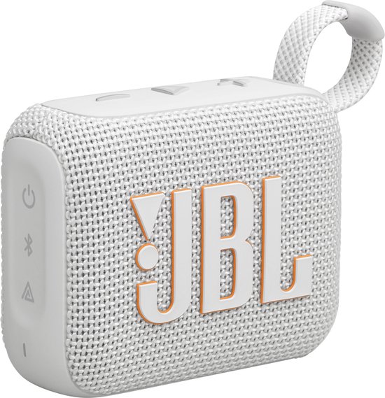 JBL GO 4 - Draadloze Bluetooth Mini Speaker - Wit van JBL