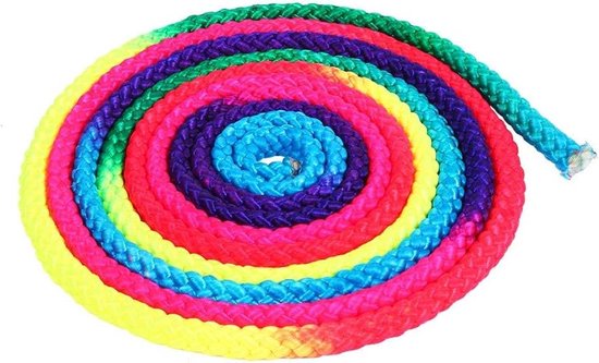 JGS Premium - Gymnastiek touw voor ritmische gymnastiek training - 19 x 11 cm - 3 kleuren - wedstrijdkwaliteit - stevig en duurzaam