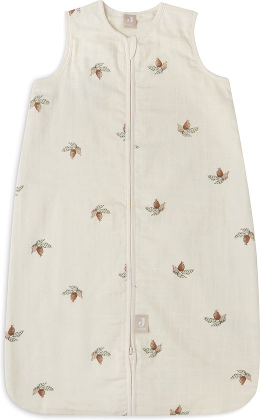 Jollein Baby Slaapzak Winter/Zomer Hydrofiel 110cm - Rosehip - Winterslaapzak van Jollein