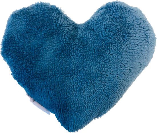 Jouw Knuffelkussen - Kids - Jeans Blauw van Little Dutch