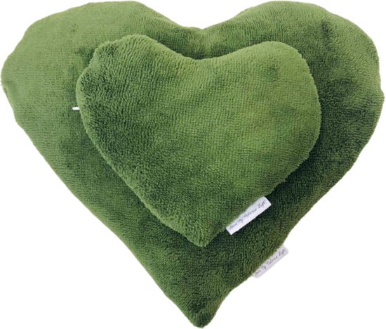 Jouw knuffelkussen - set van 2 - Donker Groen van MT Designs